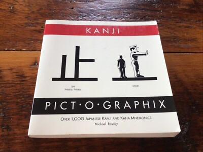 Kanji Pict-O-Graphix: Over 1,000 Japanese Kanji and Kana Mnemonics Very Good +