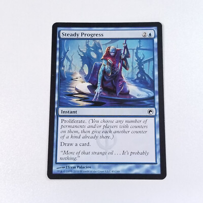 Steady Progress Scars of Mirrodin MTG NM