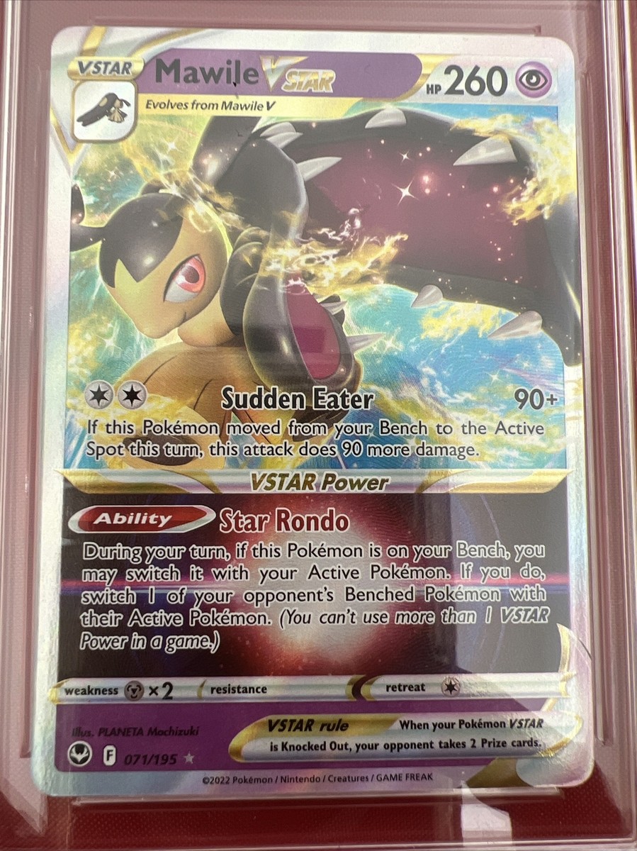 mawile vstar pokemon card value Amazon.com: Mawile V & Vstar 070/195- Silver Tempest - Pokemon Ultra Rare  Card Lot