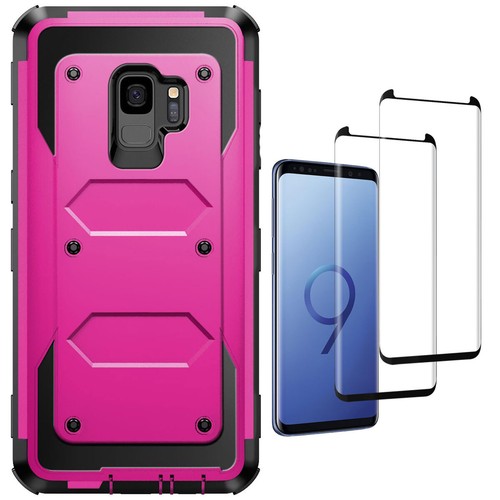 Für Samsung Galaxy S9 / S9 Plus Hülle Stoßfest Robust Handyhülle / Hartglas - Bild 43 von 64