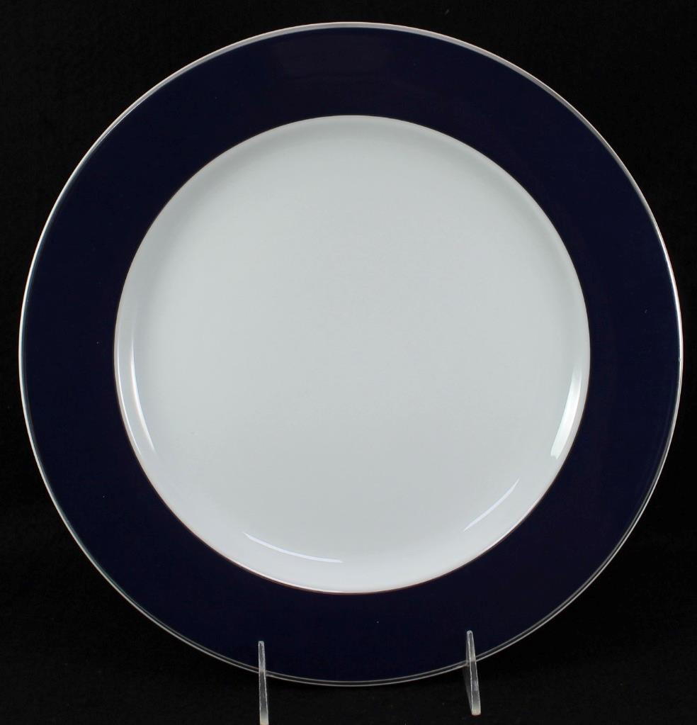 Bernardaud Opaline Navy Blue Charger | eBay