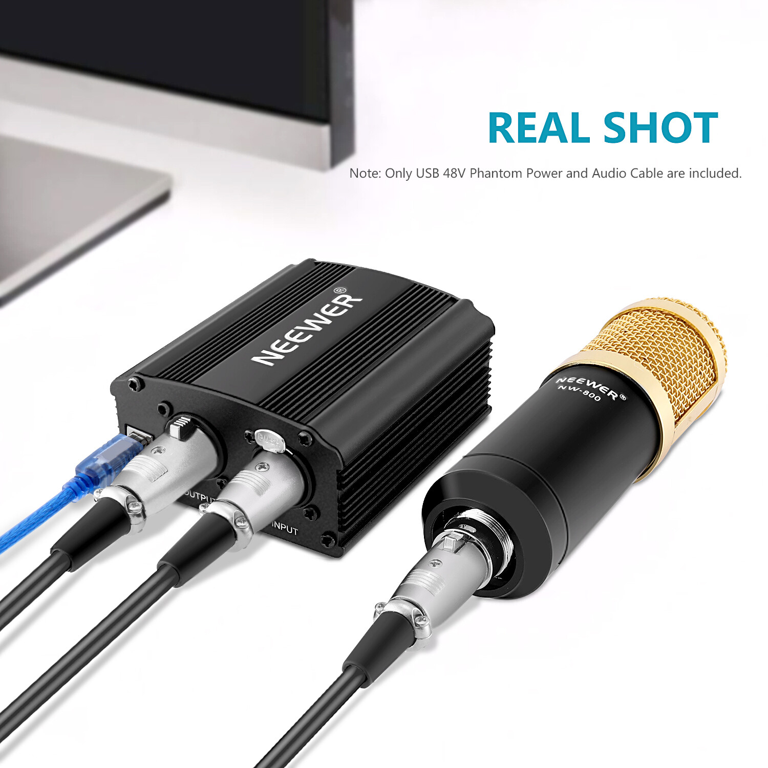 Xlr To Usb Adapter With 48v Phantom Power Preamp For Sale Online Ebay