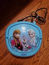 Disney Frozen Boombox CD Player Input AUX FM Radio Stereo FR-430 With Cord Works