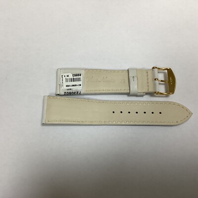 Bracelet De Montre ZRC Cuir Veau Marron, 22 Mm, étanche - Neuf Avec étiquettes