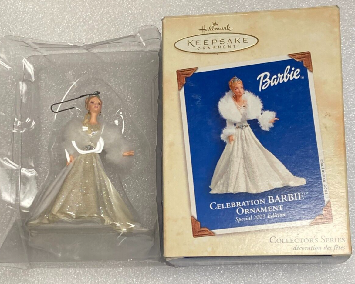 2003 Hallmark Keepsake Ornament Celebration Barbie