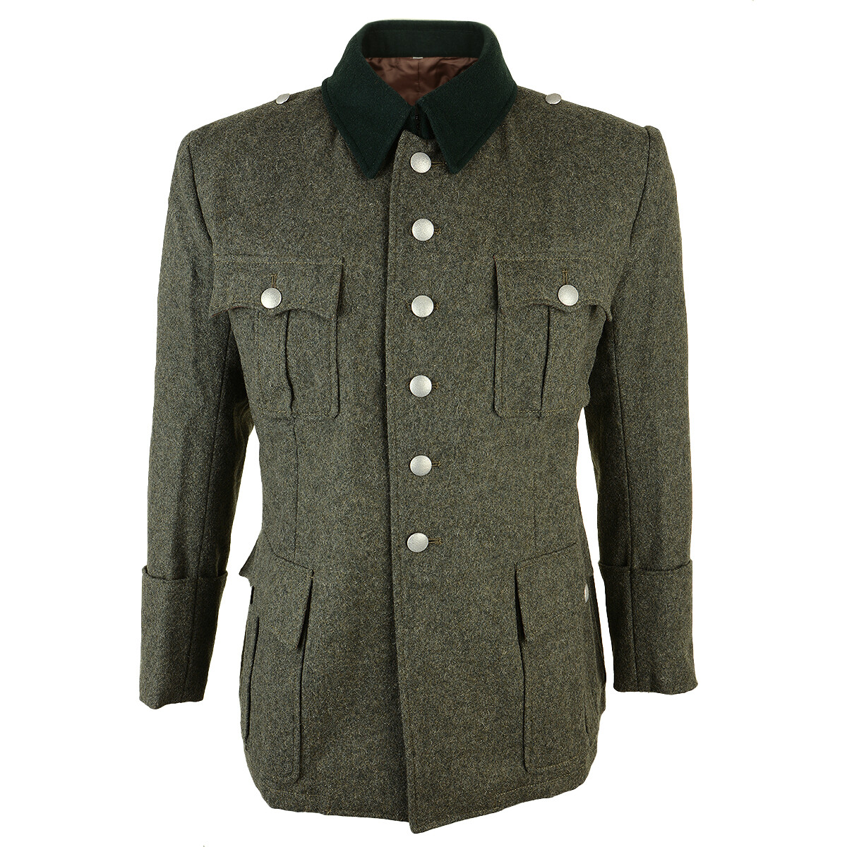 WW2 German Army M36 Field Grey Officers Wool Tunic - Premium | eBay
