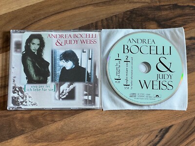 ANDREA BOCELLI & JUDY WEISS Vivo Per Lei - Ich Lebe OOP 1995 GERMANY CD single