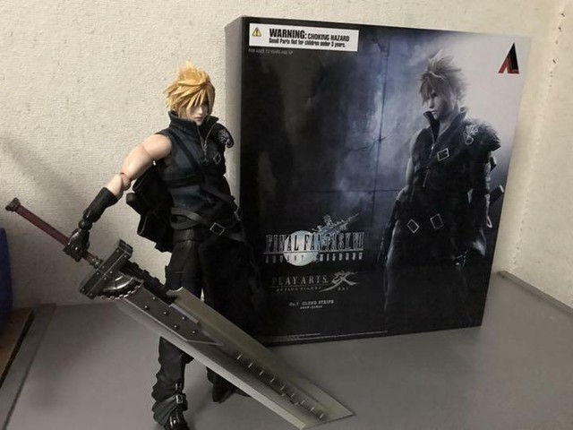 Cloud Play Arts Kai Final Fantasy VII AC Action Figure | eBay