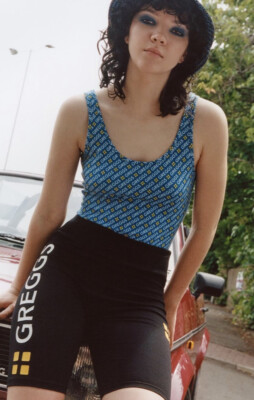 Greggs Bodysuit Top Body 4 6 8 10 12 14 16 Festival Greggs Logo Womens NEW LM83