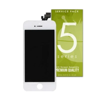 IPARTS4U For iPhone 5 - LCD Screen Assembly - White - Premium Quality