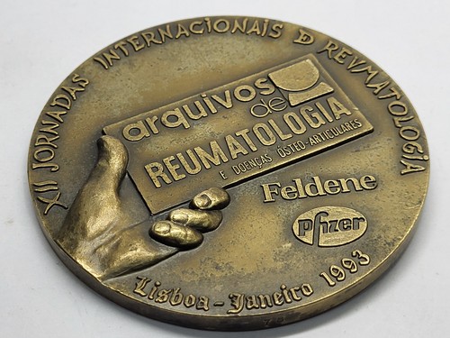 ART/ Nude Woman/ MEDICINE/ 1993 RHEUMATOLOGY Internation Conference Bronze Medal - Picture 7 of 7