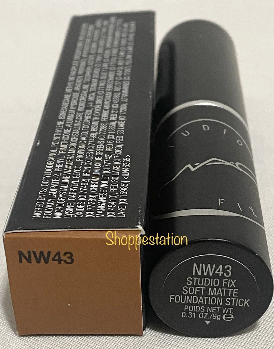 MAC Studio Fix Soft Matte Foundation Stick Shade NW43 Full Size