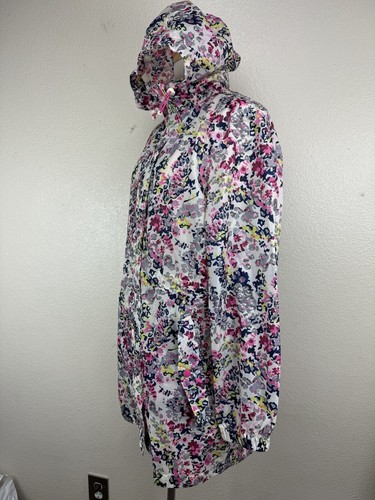 Joules Right As Rain Floral Print Rain Jacket Women’s size US 6/ UK 10 - Picture 10 of 19