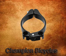ORIGINAL  ALLOY CLAMP-ON DOUBLECABLE HOUSING STOP 31.80 BLACK.