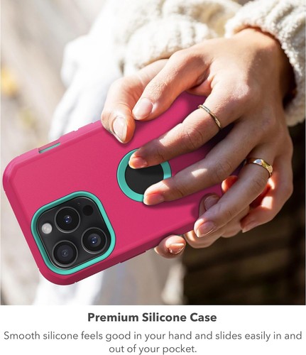 For iPhone 15 Pro Max Plus Case Heavy Duty Shockproof Phone Cover Tempered Glass - Picture 34 of 56