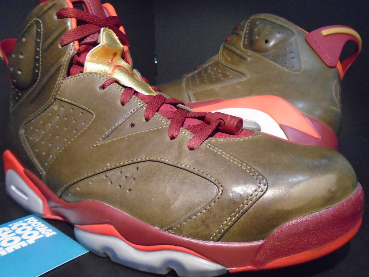 Air Jordan 6 Retro ブラウン/レッド NIKE AIR JORDAN VI 6 RETRO CHAMPIONSHIP PACK CIGAR BROWN RED GOLD