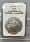 2004 American Silver Eagle - NGC - MS 69