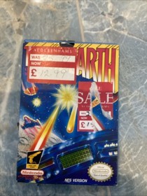 Nintendo NES to The Earth Video Game Boxed for Use with PAL