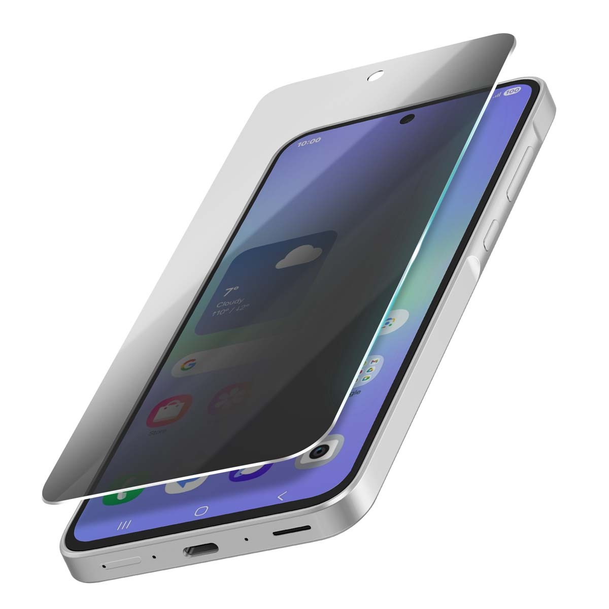 Verre trempé anti-espion Samsung Galaxy A36 pour le métro et le bureau