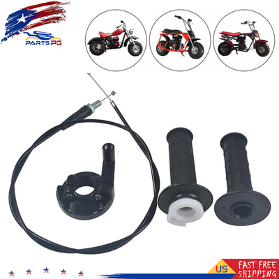 #ad For Coleman CT200U Trail 200 Mini 196cc Bike Throttle Hand Grips Cable Clamp Kit $12.79