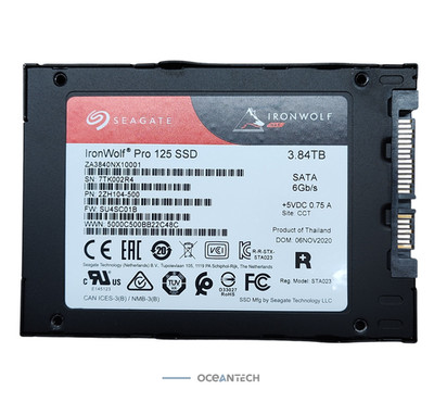Seagate IronWolf Pro 125 3.84TB 2.5'' SATA III Internal NAS SSD (ZA3840NX10001)