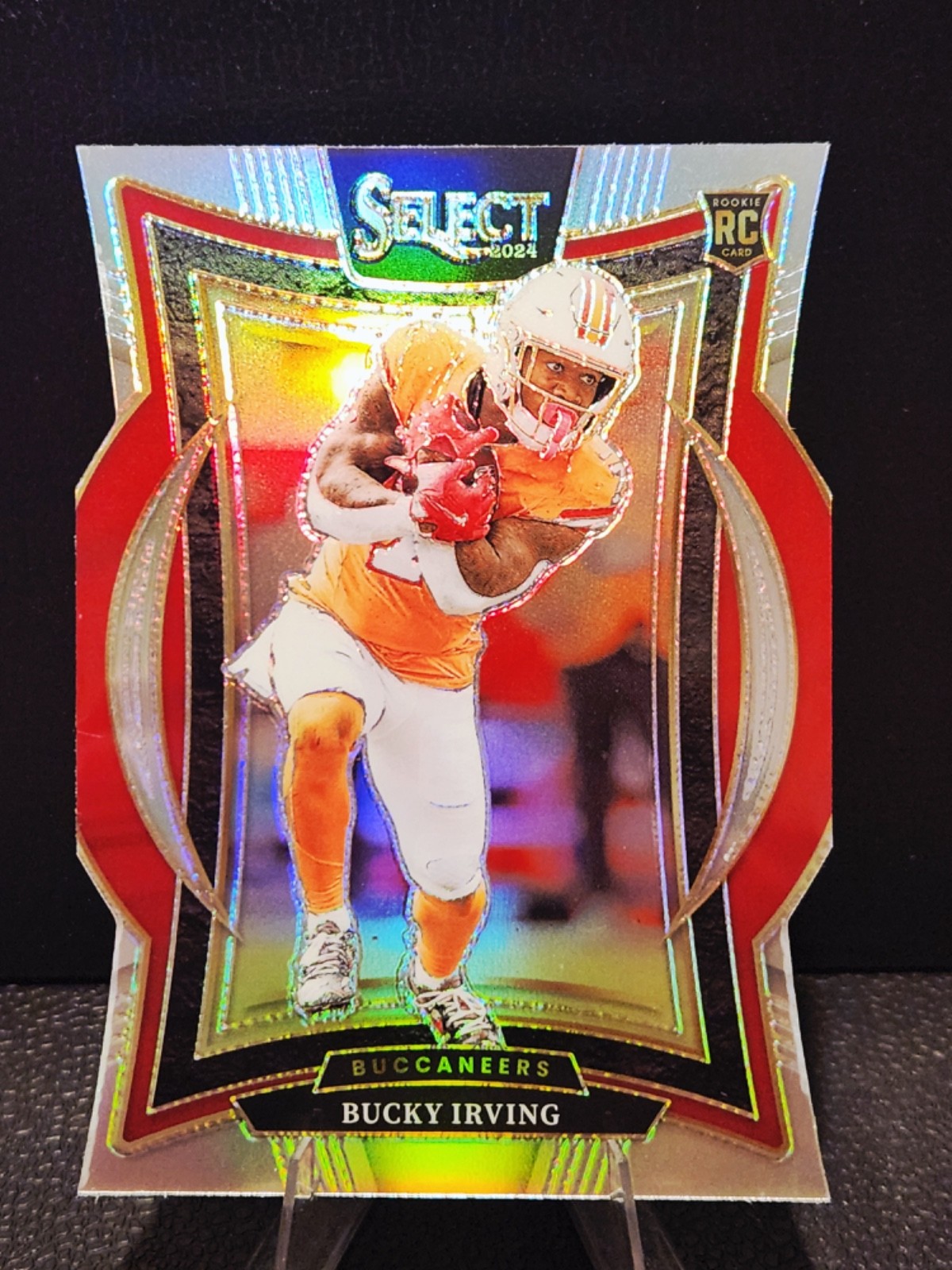 2024 Panini Select - Concourse Bucky Irving #4 Silver Prizm Die-Cut (RC)