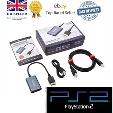 Bitfunx PS2 Only HDMI PlayStation 2 to HDMI Adapter Converter RGB and Component