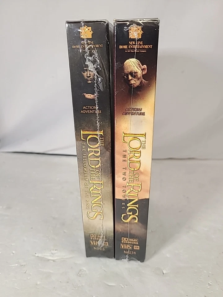 Lord of the Rings Two Towers AND Fellowship Of The Ring VHS New Factory Sealed - Image 4 of 4