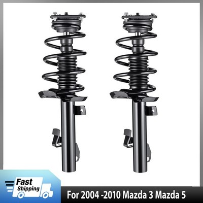 TEMBOR 2x Front Complete Struts & Spring For 2004-2013 Mazda 3 2006-2010 Mazda 5