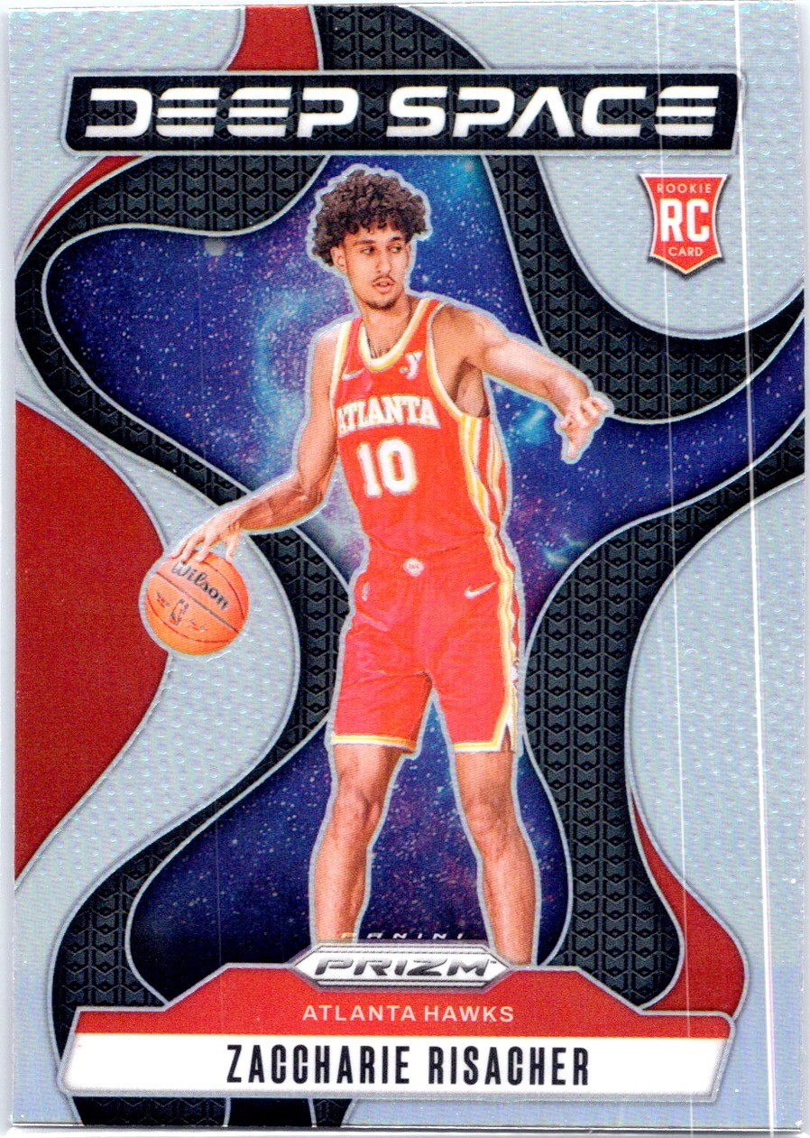 2024-25 Panini Prizm #8 Zaccharie Risacher Deep Space Prizms Silver
