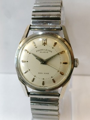 FAVRE-LEUBA SEA-KING WINDING WHITE DIAL 61093 SWISS MEN'S WORKING