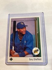 1989 Upper Deck - Star Rookie Gary Sheffield #13 Upside Down SS on Front (RC)