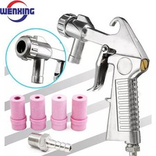 Sandblaster Air Kit Abrasive Sandblasting Gun Sand Blaster with 4 Ceramic Nozzle