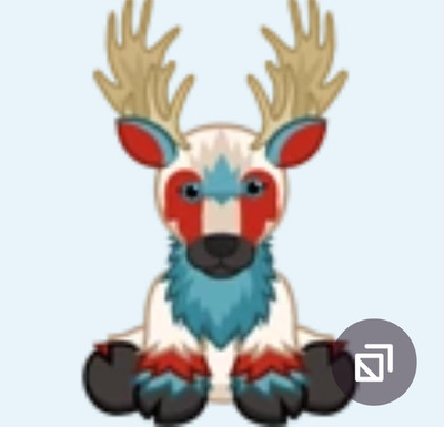 Webkinz Northern Trails Stag HM9172 deer buck fawn doe blue redVirtual code msgd