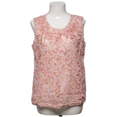 Talbots, Top, Größe: 40, Pink/Weiß/Mehrfarbig, Baumwolle, Blumen, Damen #hE6