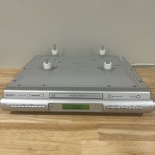 Sony ICF-CDK50 Under Cabinet Kitchen CD Player AM/FM Clock Radio
