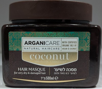 ArganiCare Natural Haircare Coconut Hair Masque, 16.9 oz.