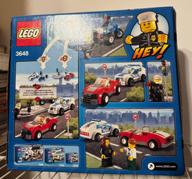 LEGO CITY: Police Chase (3648) BRAND NEW Discontinued SEALED, Great for kids