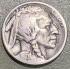 1926s Buffalo nickel, nice original VG condition nearly full date, part horn det