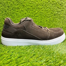 Volcom Evolve EH Mens Size 13W Brown White Suede Composite Toe Safety Work Shoes