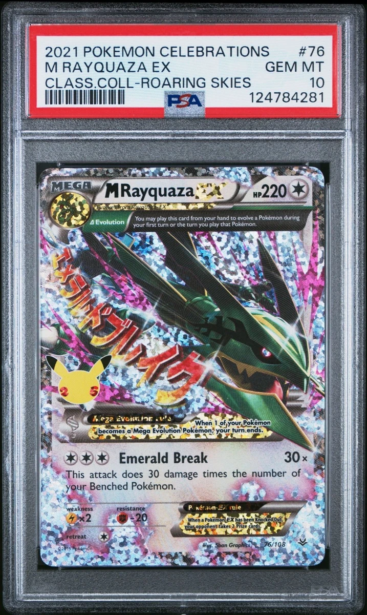 Rayquaza Pokémon TCG Professional Sports Authenticator (PSA) Grade