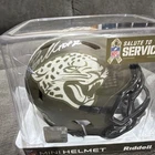 Tony Boselli Signed Jacksonville Jaguars Salute to Service Mini Helmet