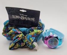 Disney Lilo Stitch Scrunchie Digital Watch Set -New With Flaw