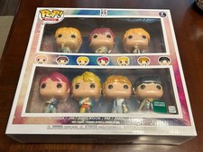 Funko Pop Rocks BTS Vinyl Figure 7 Pack Barnes & Noble Exclusive K-Pop MISB
