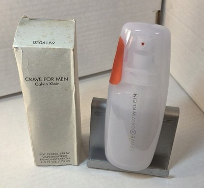 Calvin Klein CRAVE 75ml 2.5 oz EDT Spray Men's Cologne , RARE, DISCONTINUED !