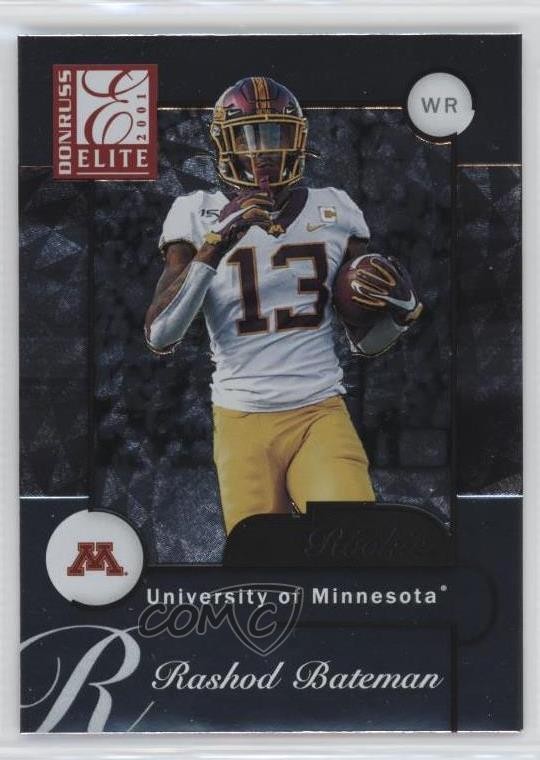2021 Panini Donruss Elite 2001 Elite Rookies Rashod Bateman #ER15 RC 1ab6
