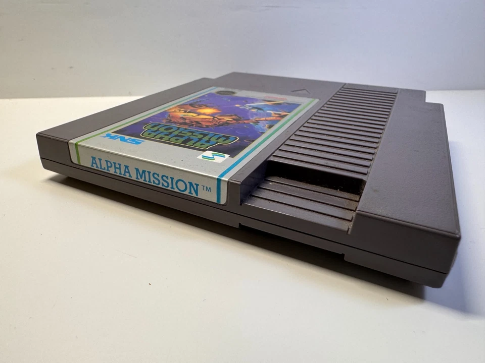 Alpha Mission (Nintendo NES, 1987) 5-SCREW VARIANT Authentic. Great Labels! - Image 4 of 4