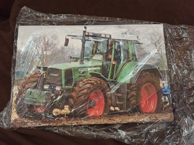 Fendt favorite 824 tractor picture art print on canvas +++ 60 x 40 cm