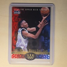 Upper Deck USA Basketball Deluxe Gold Anfernee Hardaway #2 1994 All-Rookie Team