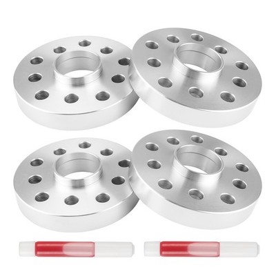 (4) 25mm Hubcentric Wheel Spacers Adapters 5x100 / 5x112 for VW Audi 57.1mm Bore